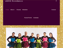 Tablet Screenshot of elevationdanceacademy.com